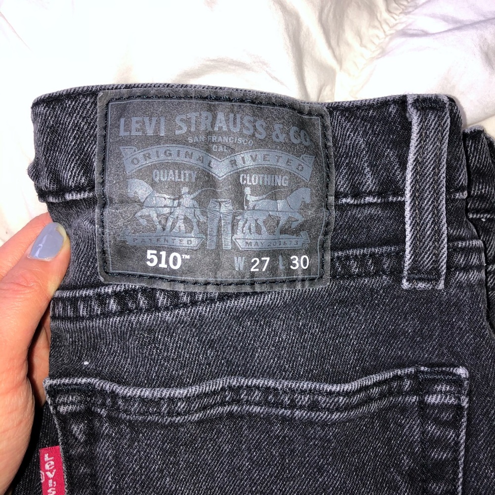 BLACK LEVIS 510 JEANS!!! - Picture 3 of 4